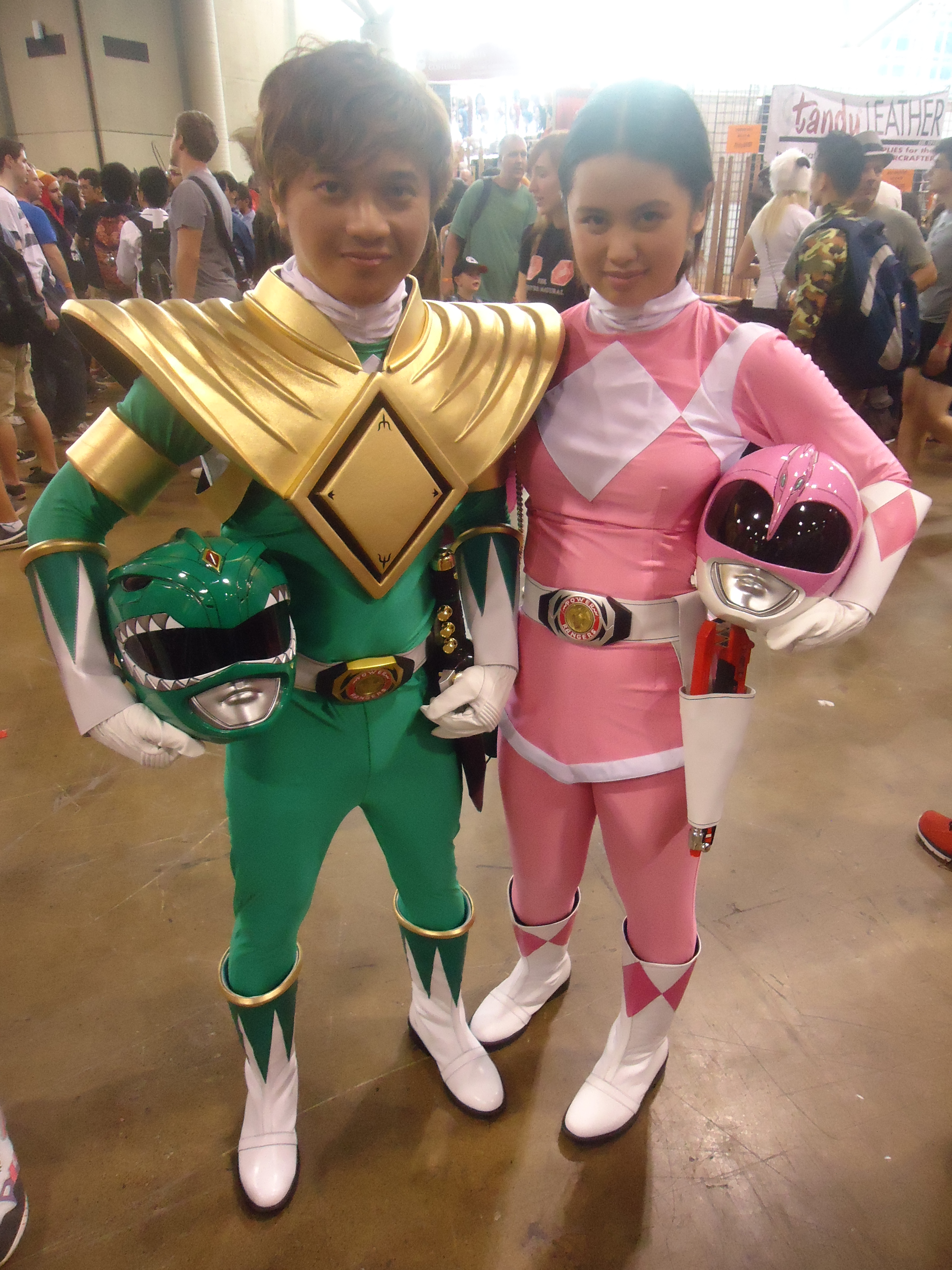 Fan Expo 2014: MMPR - Green and Pink Rangers