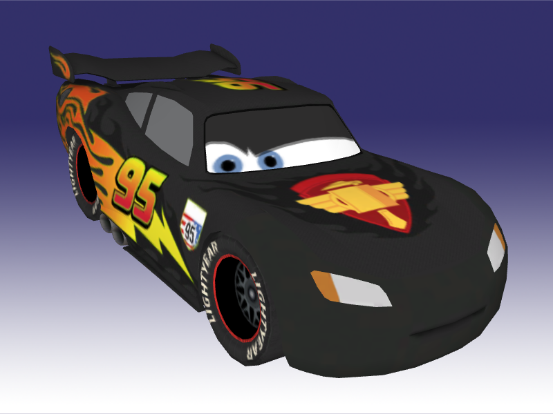 Carbon fiber best sale lightning mcqueen
