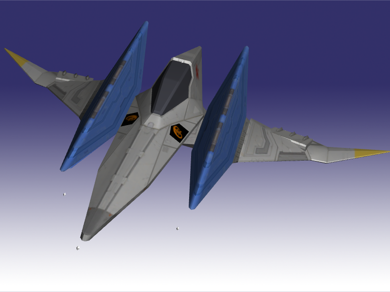 Arwing Rear View Arwing by NaruHinaFanatic on DeviantArt