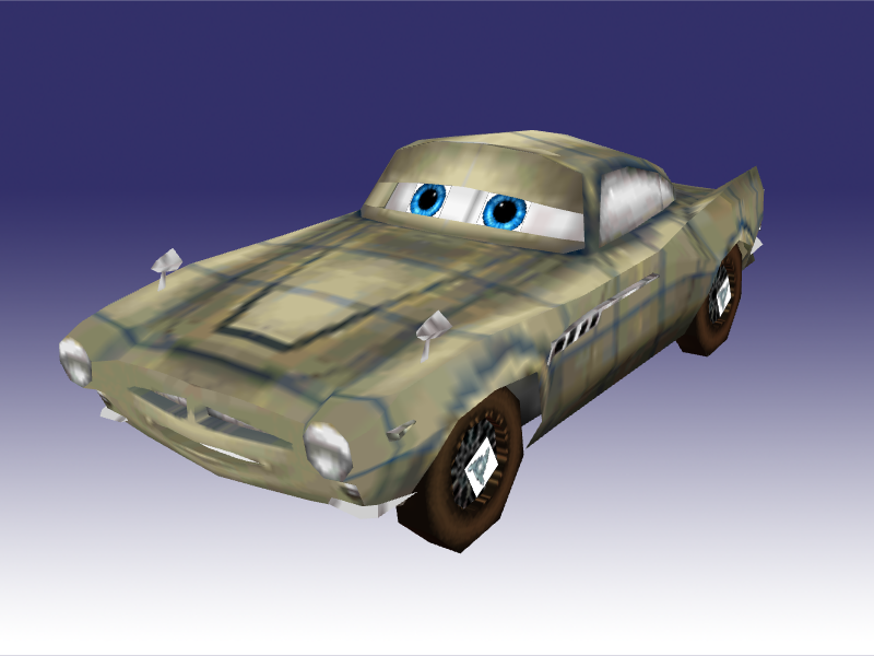 Cars Race-O-Rama NDS - Chick Student 1 by NaruHinaFanatic on DeviantArt