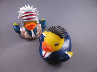 Phoenix Wright and Godot Ducks