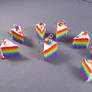 Rainbow Cake Earrings