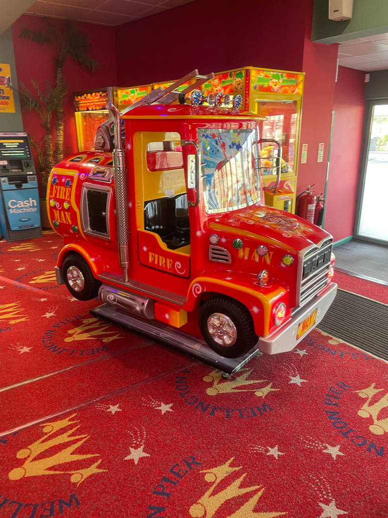 Fireman Sam Ride Coin Ital-Resina Fire Truck Fireman Sam Kiddie Ride by tractortom4 on DeviantArt
