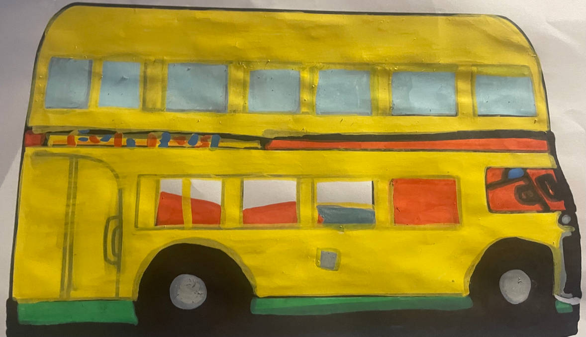 Bus Ride Deviantart Jolly Roger City Fun Bus Kiddie Ride Drawing by tractortom4 on DeviantArt