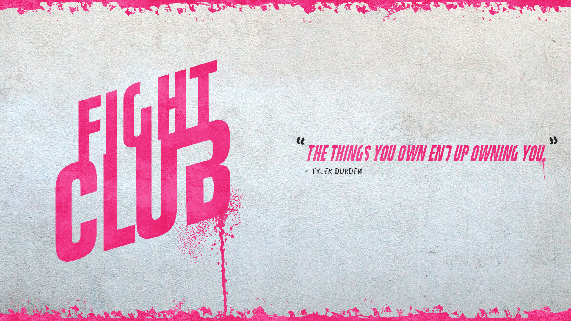 Fight Club - Wallpaper 1920x1080 by JookerDesign on DeviantArt Fight Club - Wallpaper 1920x1080 by JookerDesign on DeviantArt