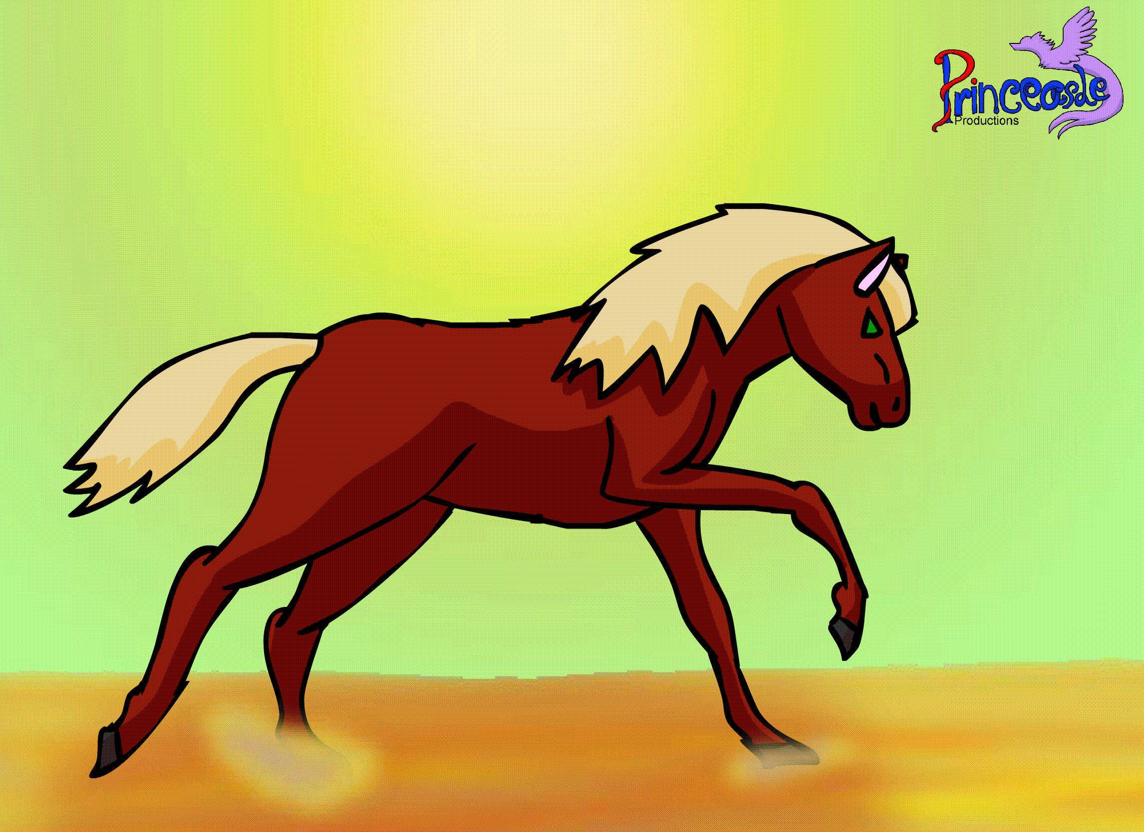 Horse run cycle by princeasle on DeviantArt