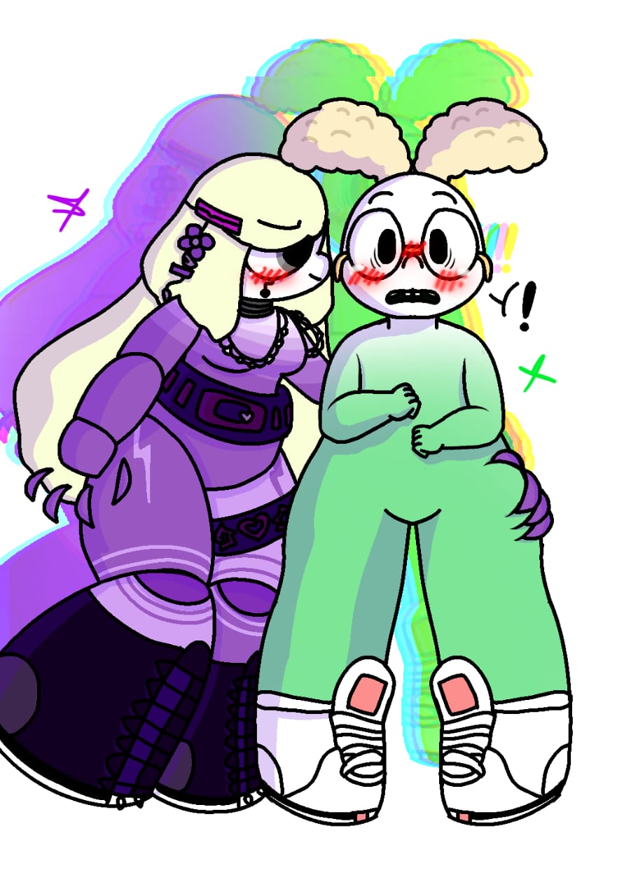 no kisses, just blush