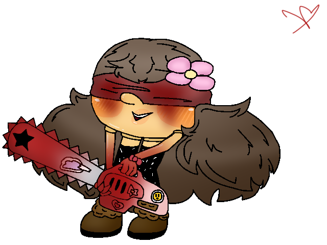 cute chainsaw, belle.