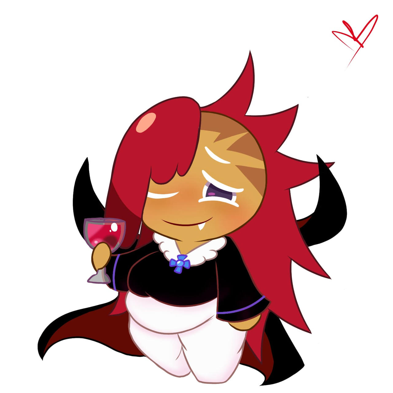 Chonky vampire cookie