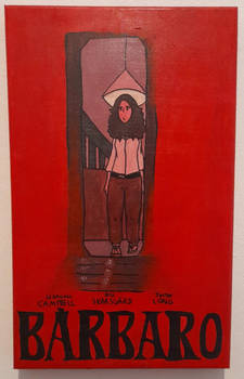 My paintings #6: Barbarian poster