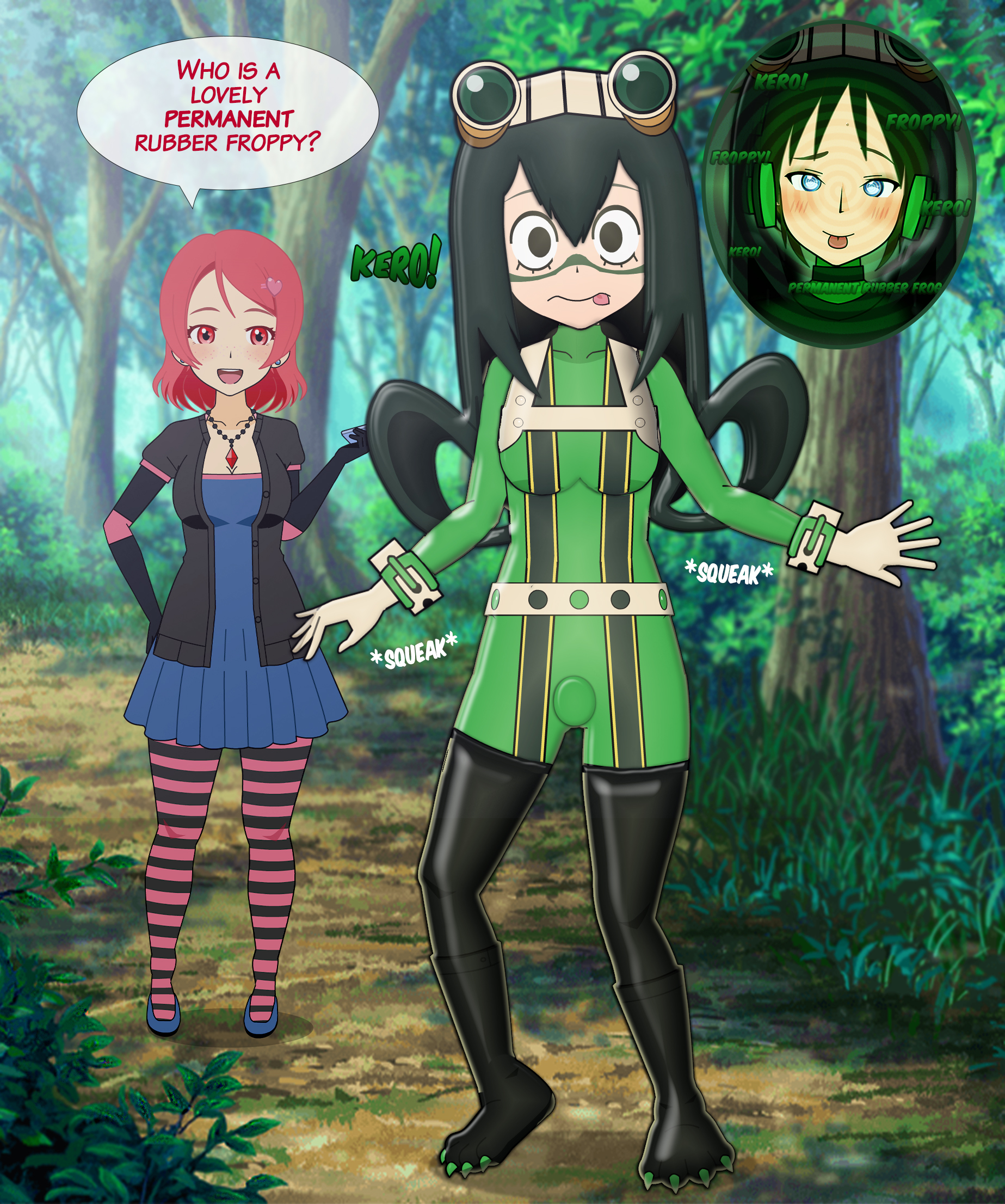Squeaky Rivalry Permanent Rubber Froppy by GraceFoxey on DeviantArt