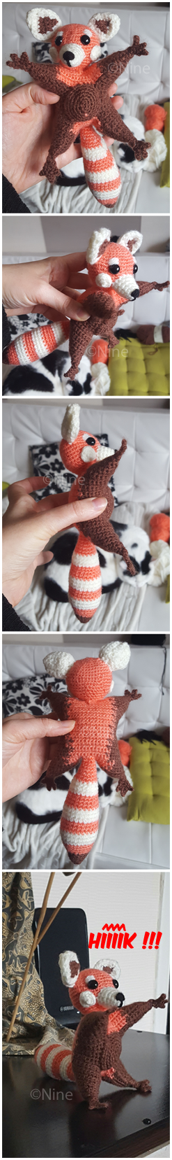 Amigurumi - Red panda