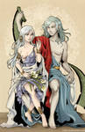 Dragon and Princess by Kimir-Ra