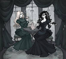 Bellatrix and Narcissa tea party