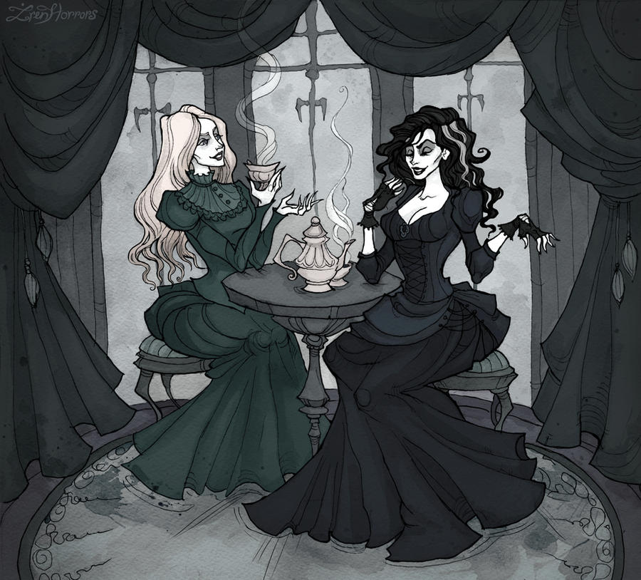 Bellatrix and Narcissa tea party