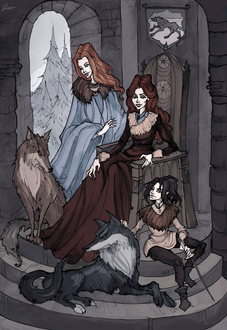 Stark Family: Ladies by IrenHorrors