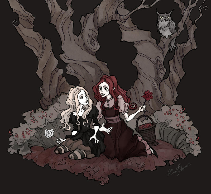 Snow White And Rose Red By Irenhorrors On Deviantart Snow White And Rose Red By Irenhorrors On Deviantart