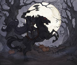 The Headless Horseman by IrenHorrors