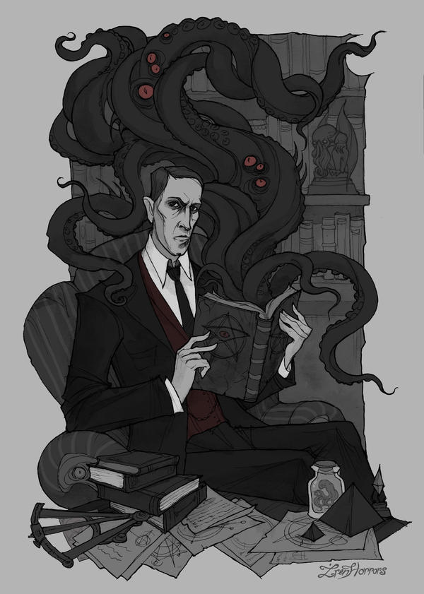 H.P. Lovecraft by IrenHorrors on DeviantArt