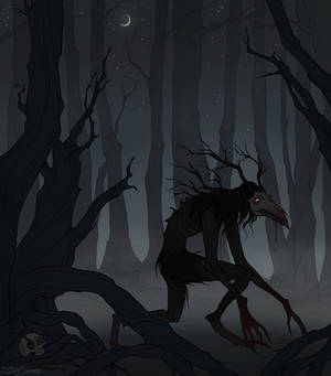 Drawlloween Dark Forest