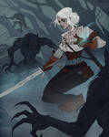 Ciri by IrenHorrors