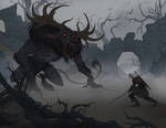 Morvudd Hunt by IrenHorrors