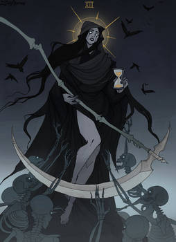 Drawlloween Tarot: XIII Death