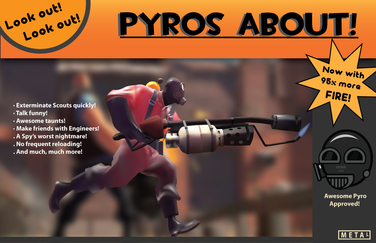 Pyro Poster by MetalLink