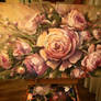 My work. Oil. Flowers