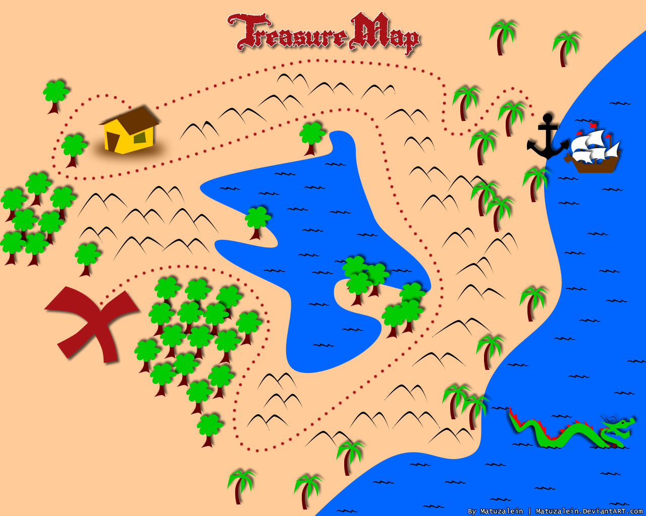 Treasure Map By Matuzalein On Deviantart