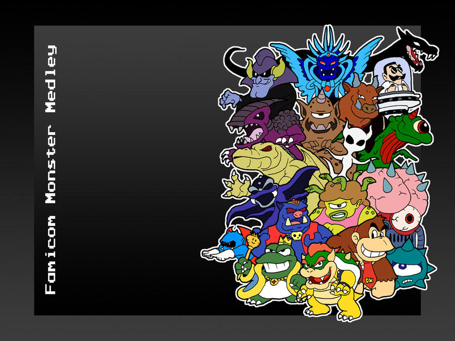 Famicom Monster Medley By Fryguy64 On Deviantart Famicom Monster Medley By Fryguy64 On Deviantart