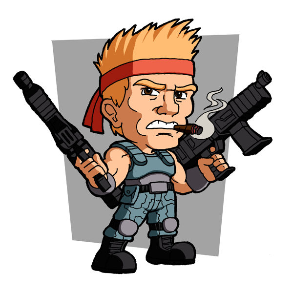 Bill Rizer (Contra) by fryguy64 on DeviantArt