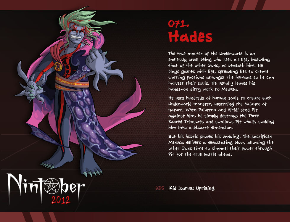 Nine Hade Nintober 071. Hades by fryguy64 on DeviantArt