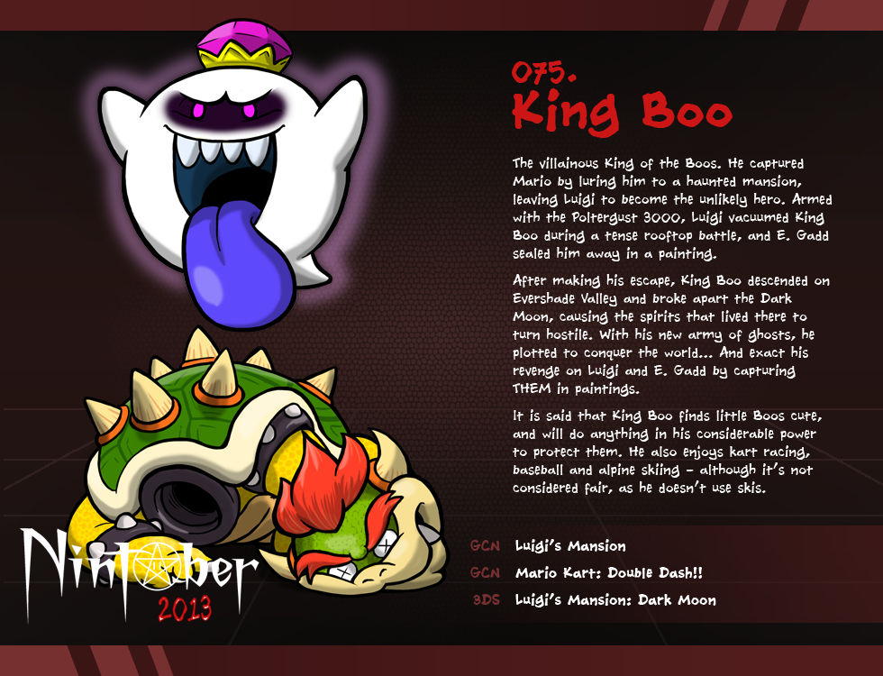 Nintober 075 King Boo By Fryguy64 On Deviantart
