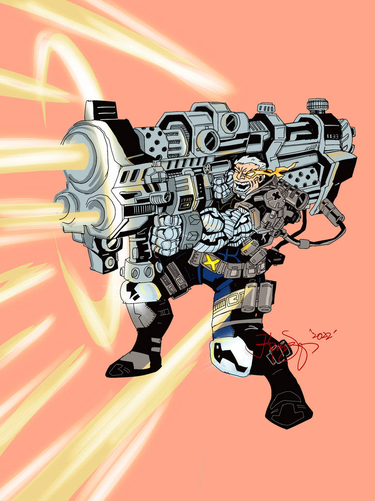 Cable Comic Angry Angry cable by kinneyboy on DeviantArt