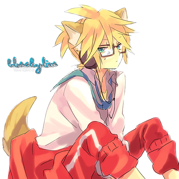 Kagamine Len Inumimi Render