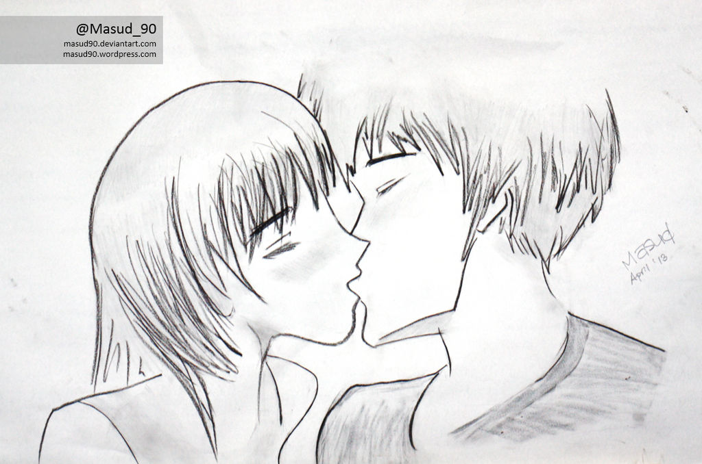 ANIME CHARACTERS KISSING. DREW 6 YEARS AGO — Steemit