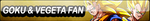 Goku and Vegeta Fan Button by gonzalossj3
