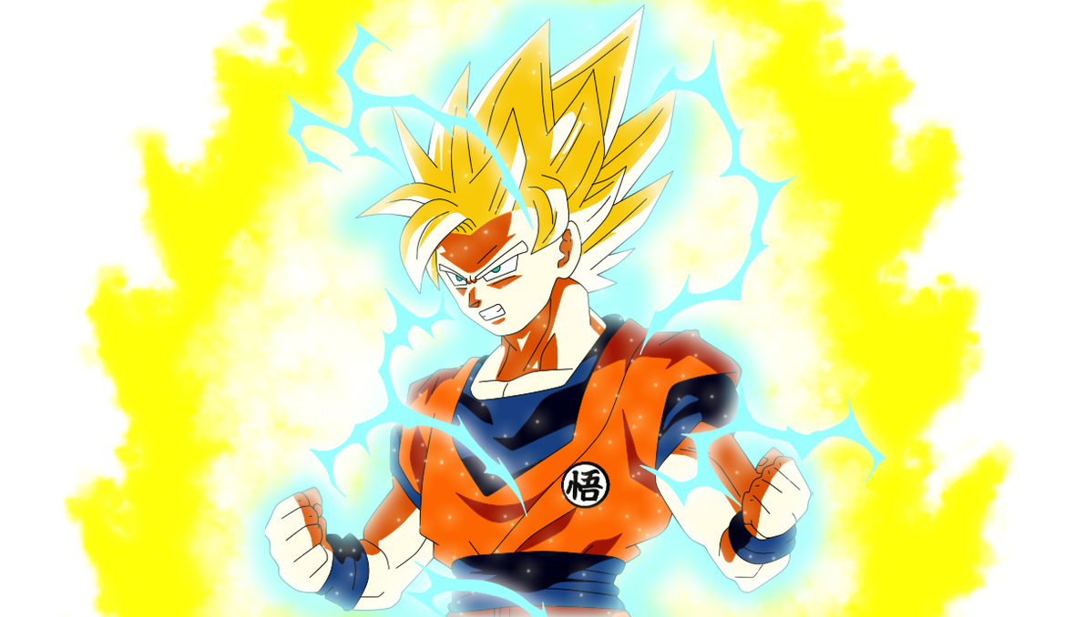 Goku Super Saiyajin Rage Render by gonzalossj3 on DeviantArt