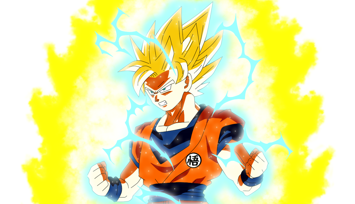 Goku Super Saiyajin Rage Render by gonzalossj3 on DeviantArt