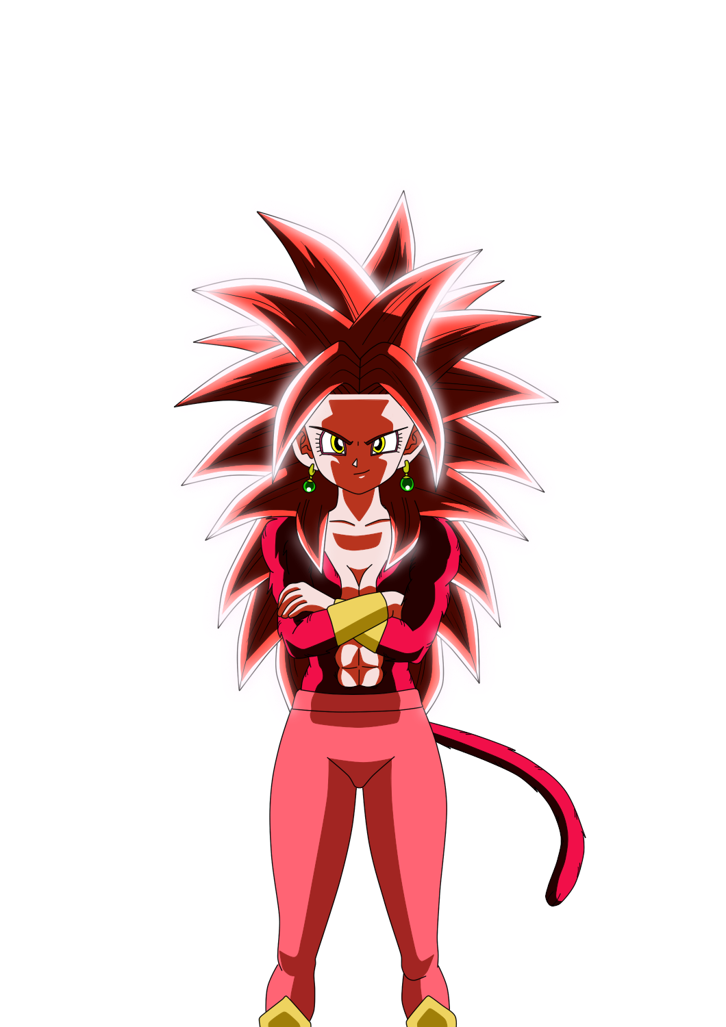 Pan Dragon Ball Super SH - FSA 5 render ssj4 by FenyxStrikerArt on  DeviantArt