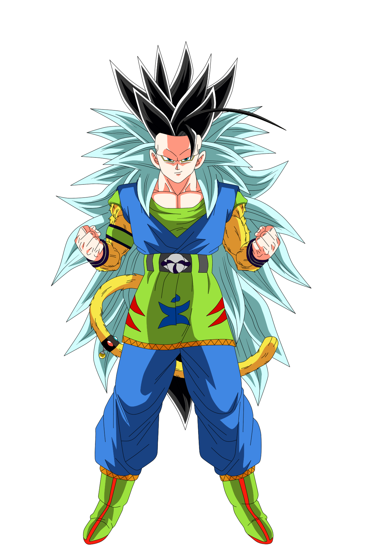 Goku Super Saiyajin Blue 8 by gonzalossj3 on DeviantArt