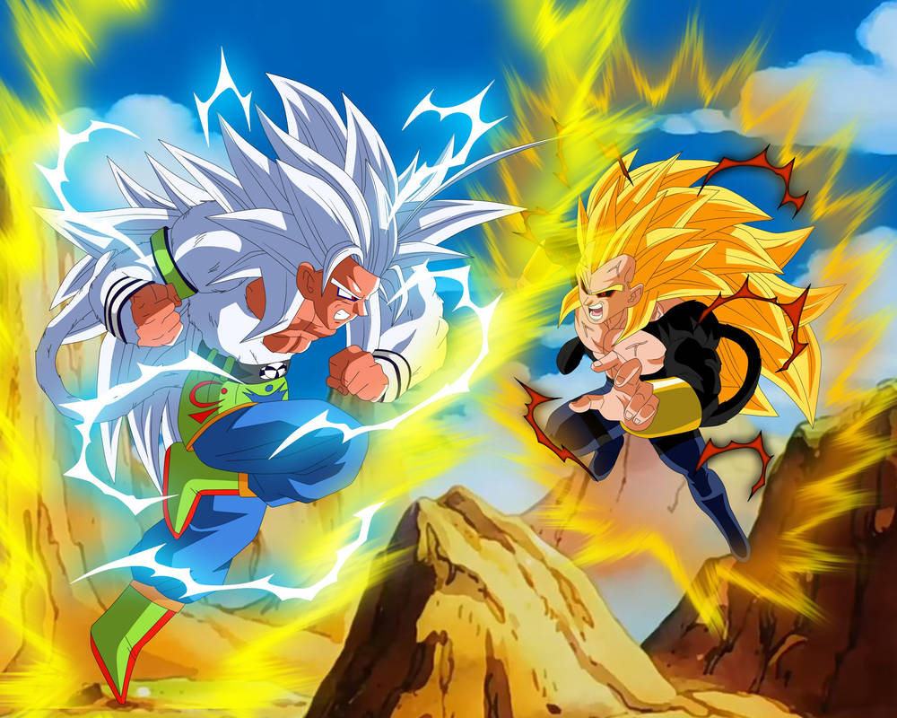 Goku vs Rigor, The Dimensional SSJ5 Fight by gonzalossj3 on DeviantArt