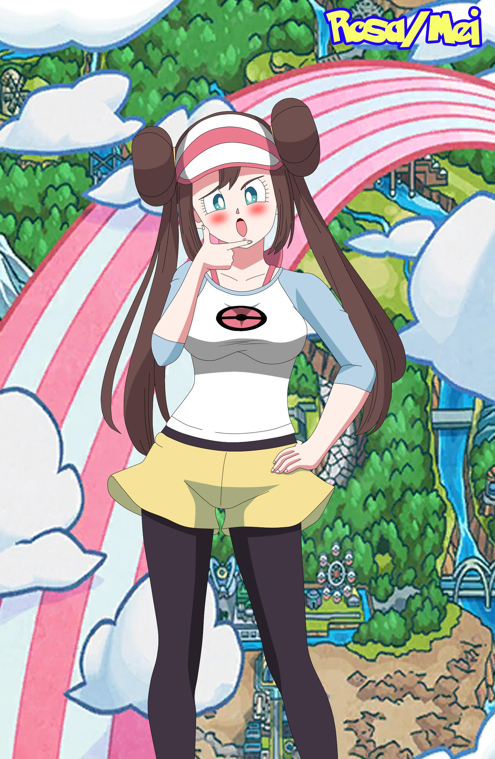 Pokemon Rosa Dragon Ball Z Style by gonzalossj3 on DeviantArt