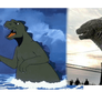 Godzilla: Before and After