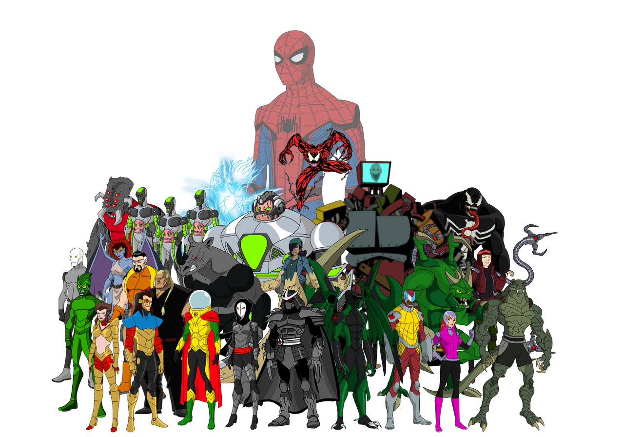 The Enemies of SpiderMan by on DeviantArt