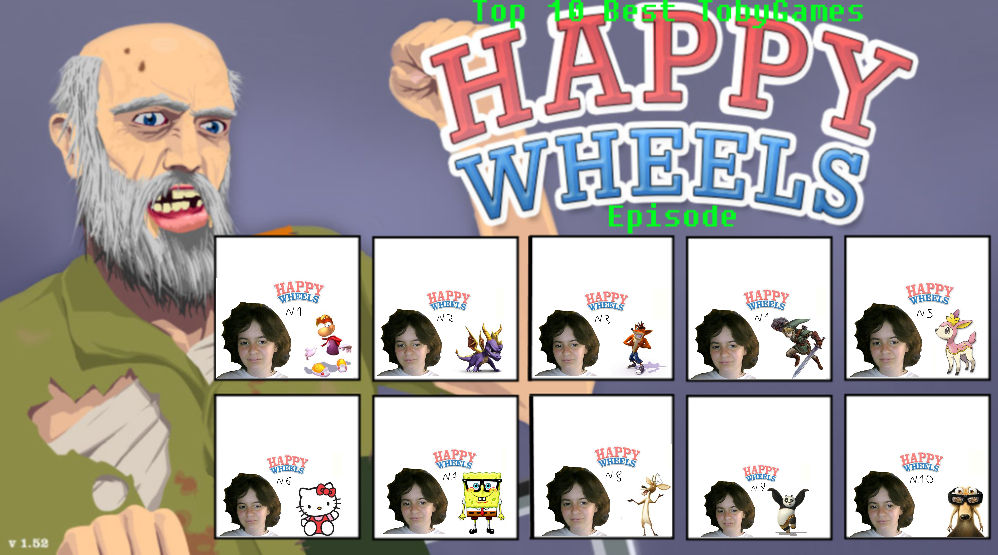 My Top 10 TobyGames Happy Wheels Episode by littledoegiuli95 on
