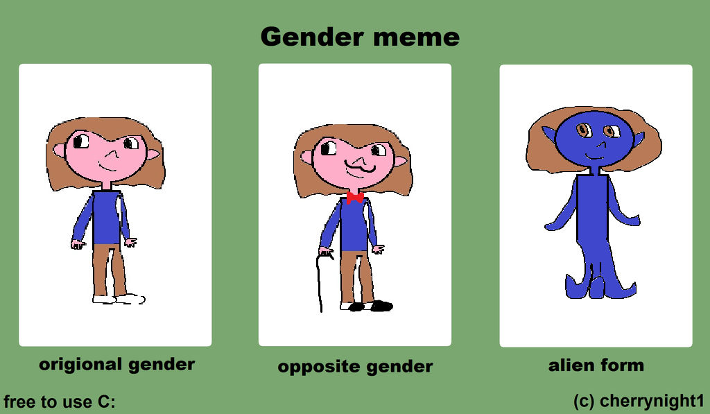 Gener Meme My Gender Meme by littledoegiuli95 on DeviantArt