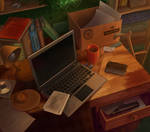 John Watson's Desktop by AlonsoCalder42