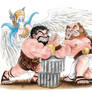 Deimos and Kratos - Gods of Olympus
